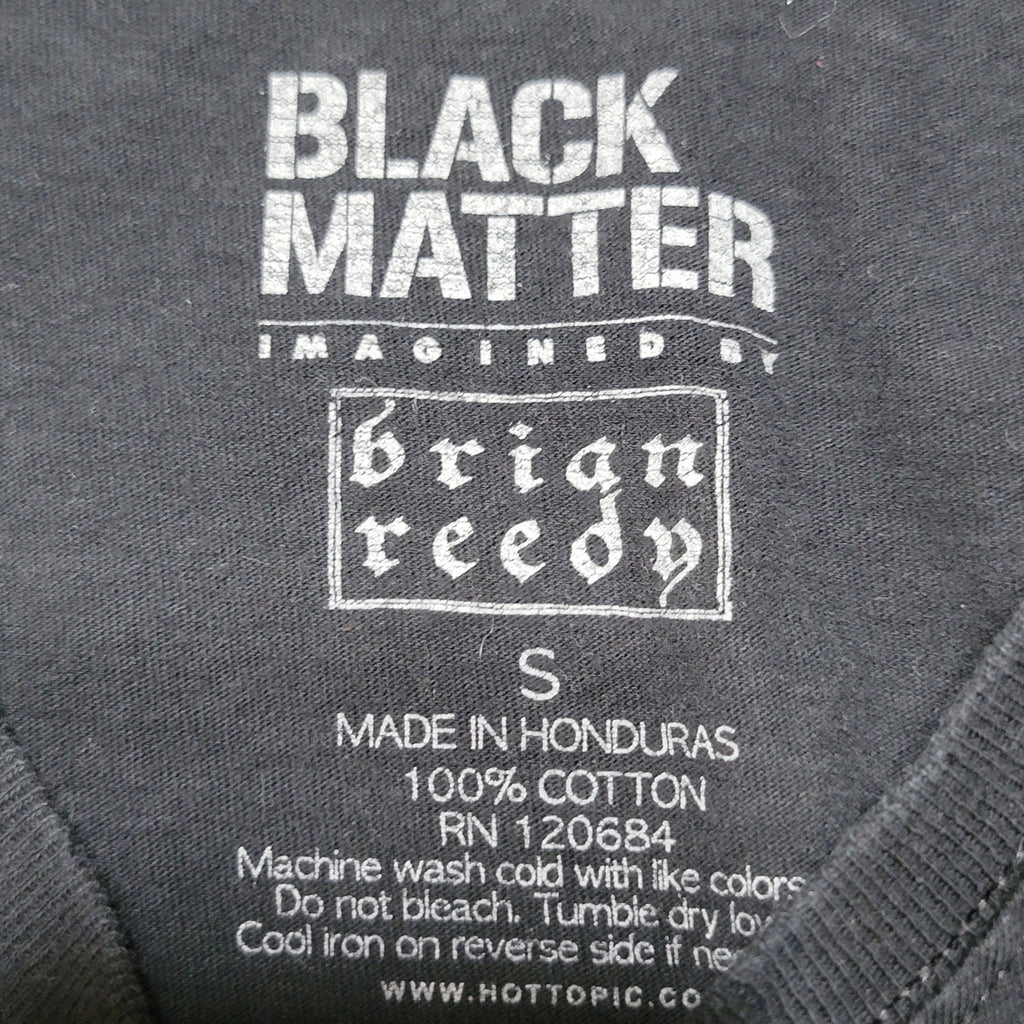 Black Matter Unisex Tee Woodcut Style Plague Doctor - Size Small
