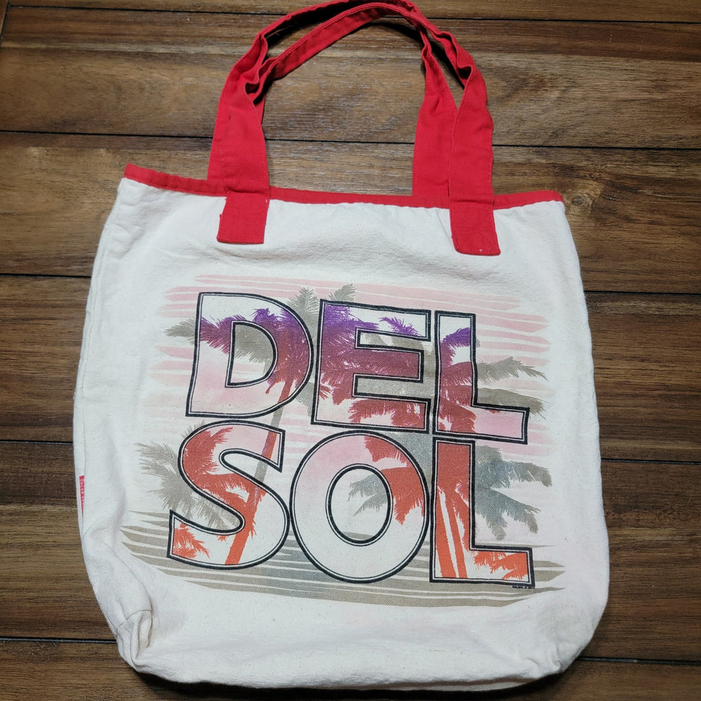 Del Sol Color Changing Canvas Bag w/ Palm Trees