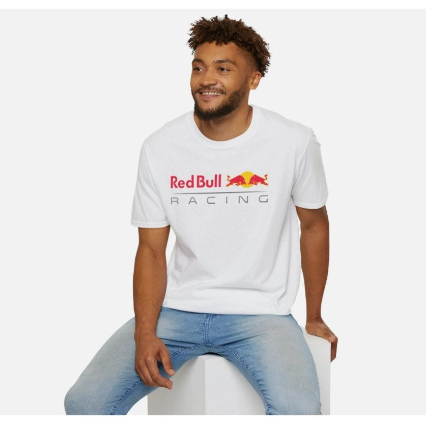 Puma White Unisex Tee "Red Bull Racing" - Size Medium