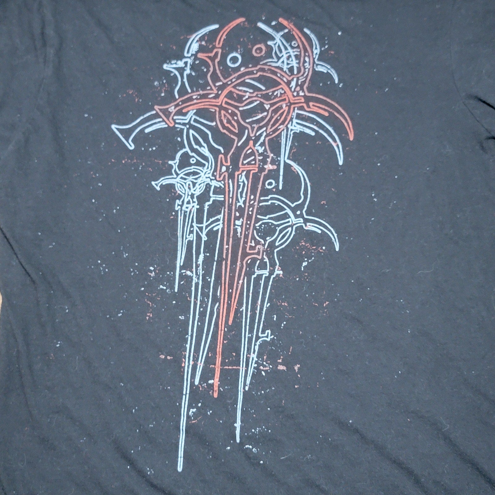 Cybersigilism Graphic Black Unisex Tee - Size Large