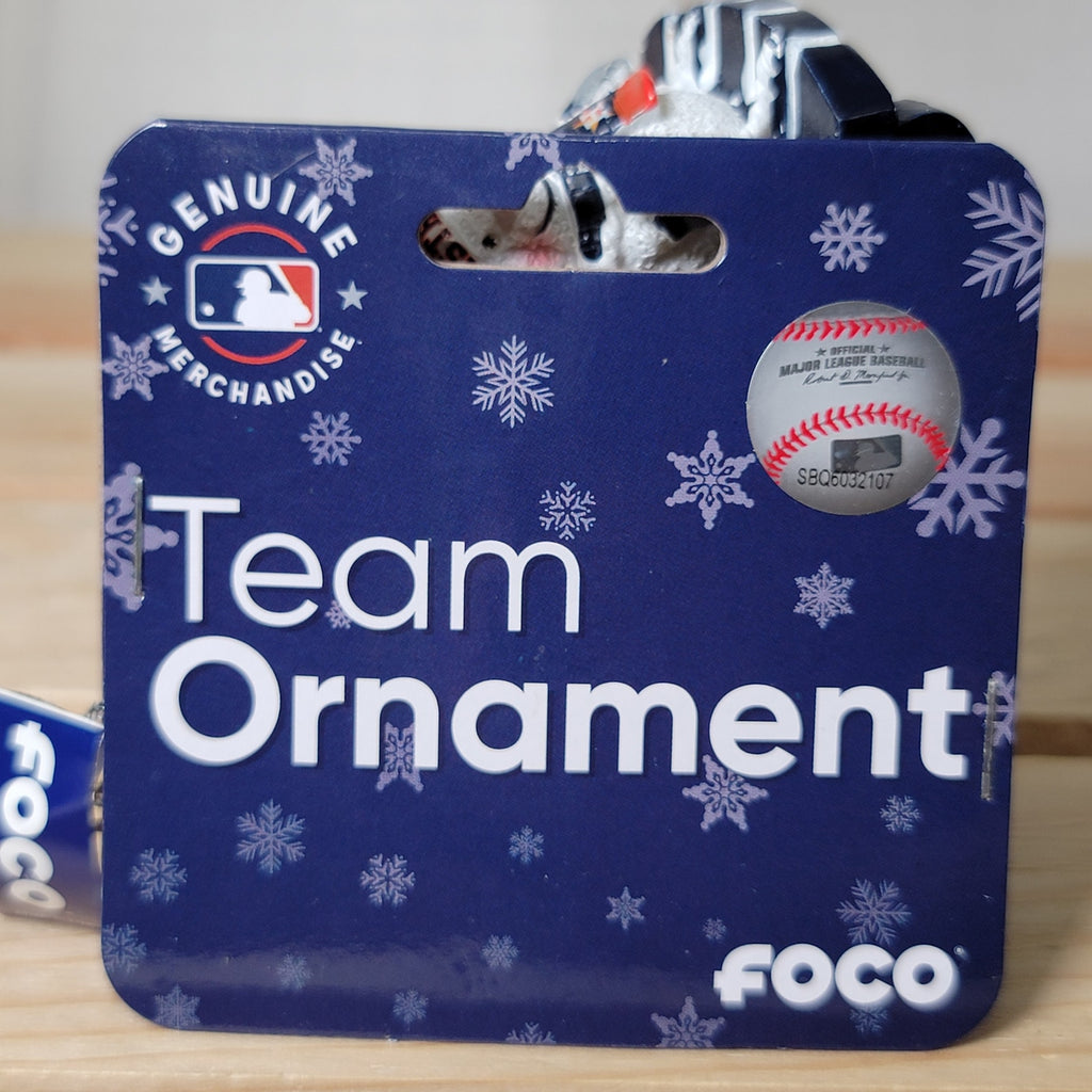 MLB Houston Astros Christmas Ornament 3 Snowmen on a Sled - NWT