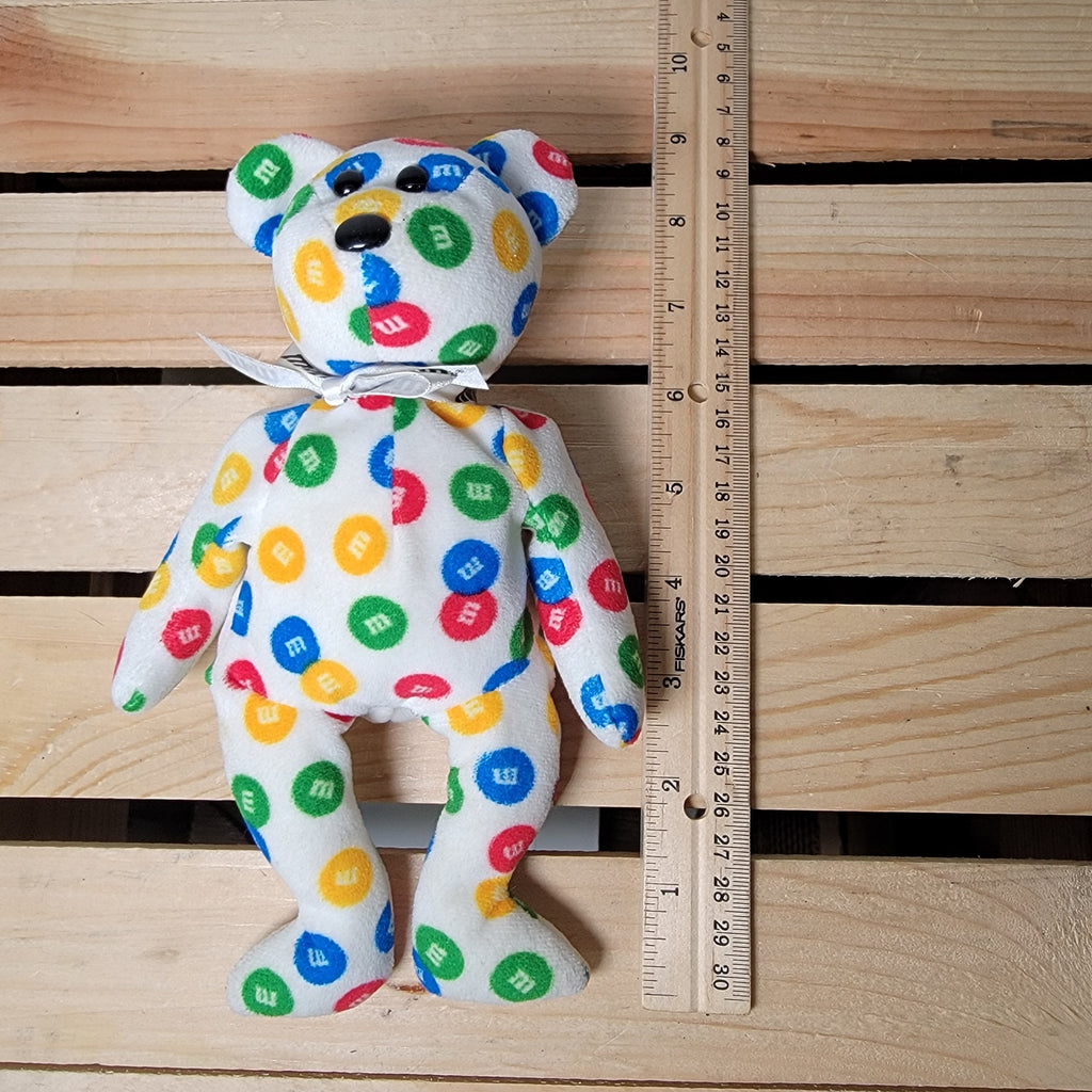 TY Beanie Baby M&M's the Bear Multicolored Version (Walgreen's Exclusive)