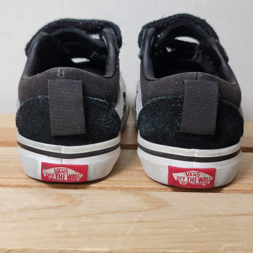 VANS Ward V Toddler Boys Black Suede Shoes - Size Toddler 6