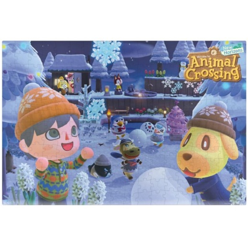 Animal Crossing: "Winter" Themed 250 Pc Puzzle in a Blue Collector Tin