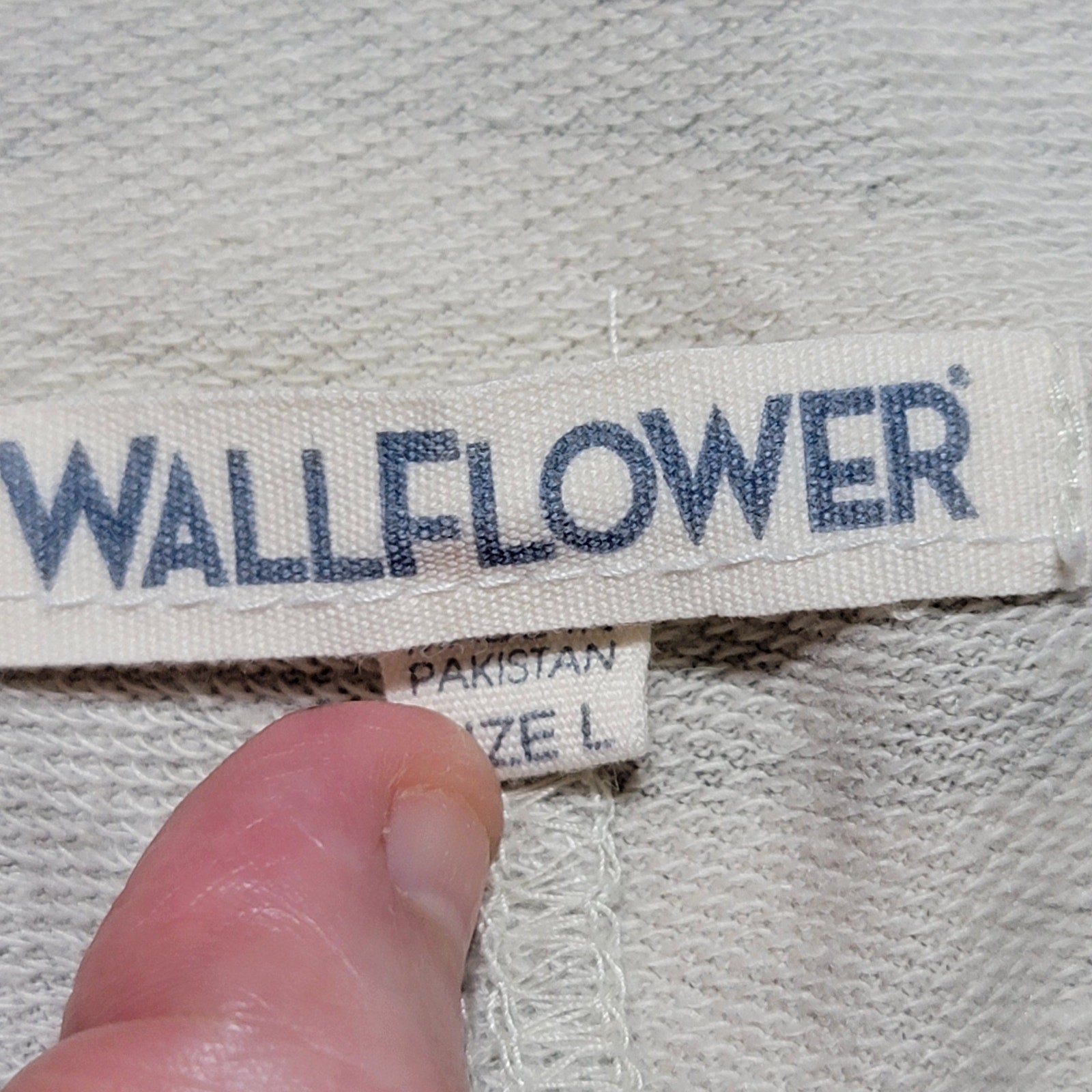 Wall Flower Grey Camo Pants Overalls - Size Large