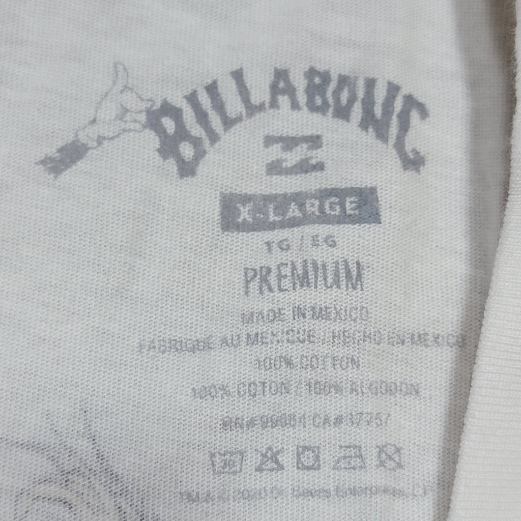 Billabong x Dr. Seuss Unisex White Tee The Grinch Summer Shirt - Size XL