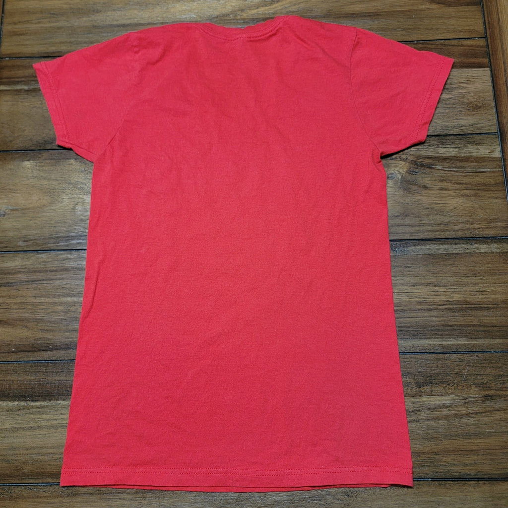 Lone Star Beer V-Neck Red Tee - Size Junior Small