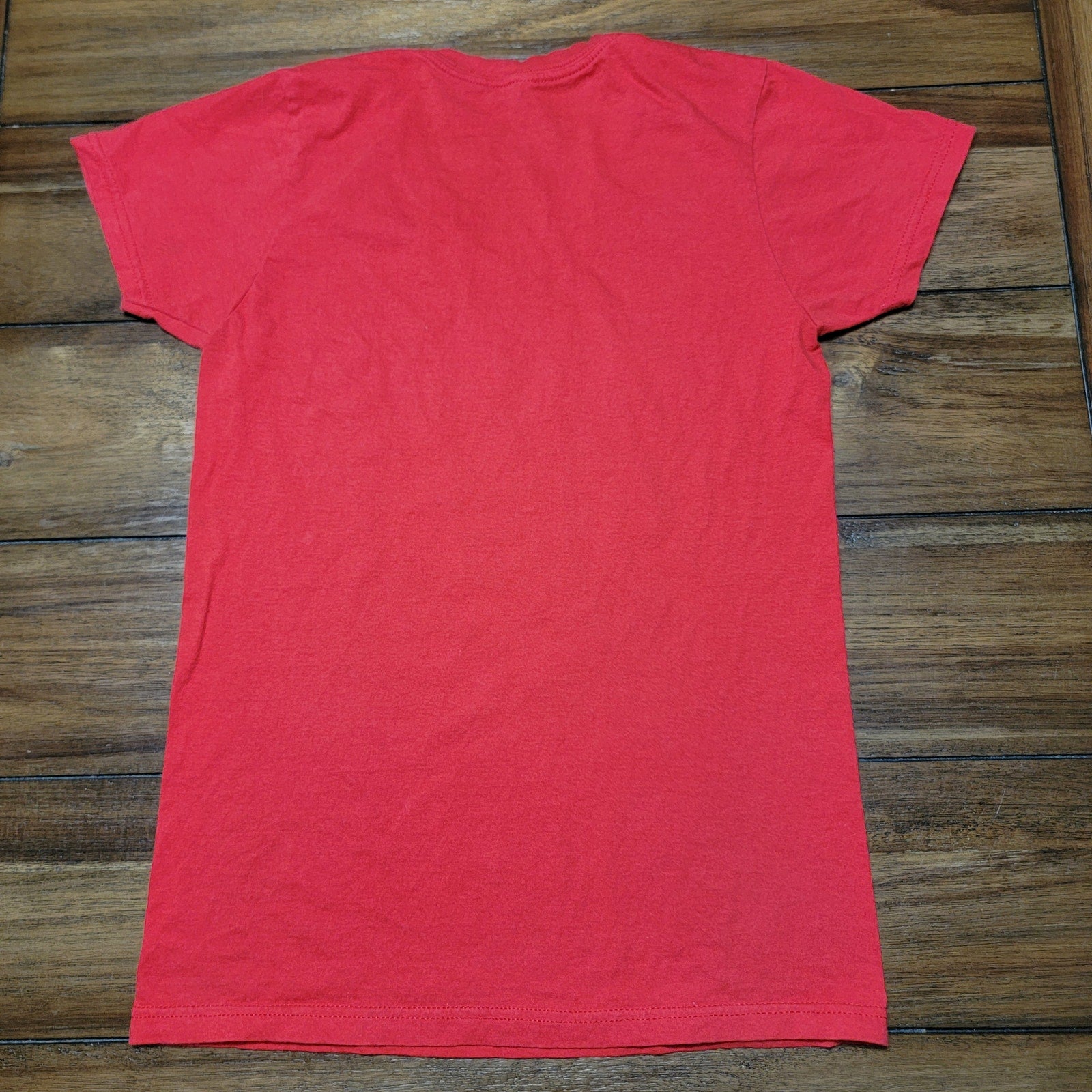 Lone Star Beer V-Neck Red Tee - Size Junior Small