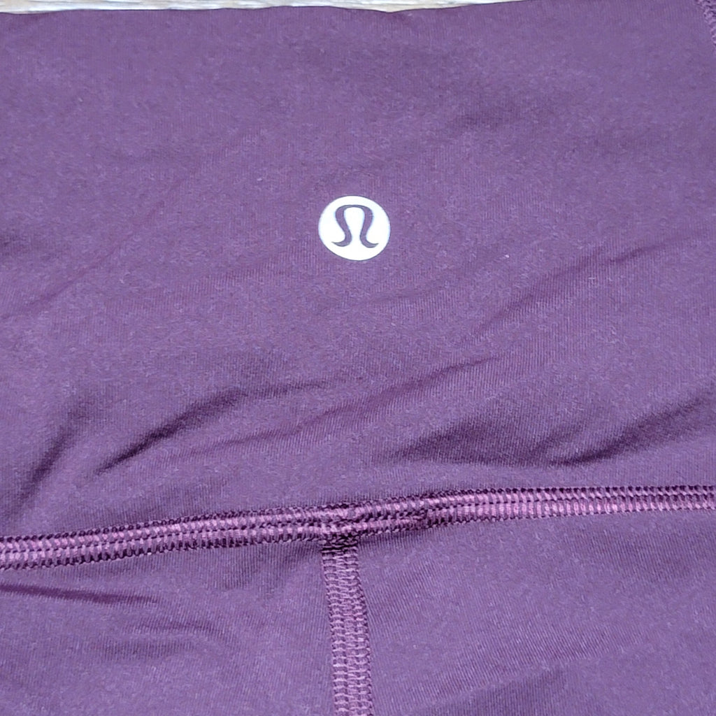 Lululemon Burgundy Leggings - Size 8