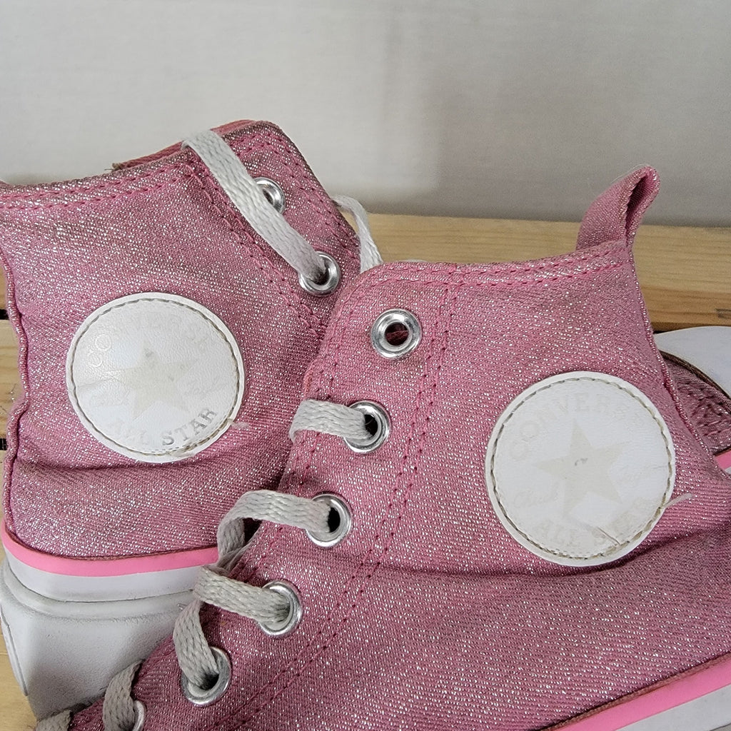 Converse Chuck Taylor All Star Lugged Lift Platform Prism Glitter - Size Youth 3