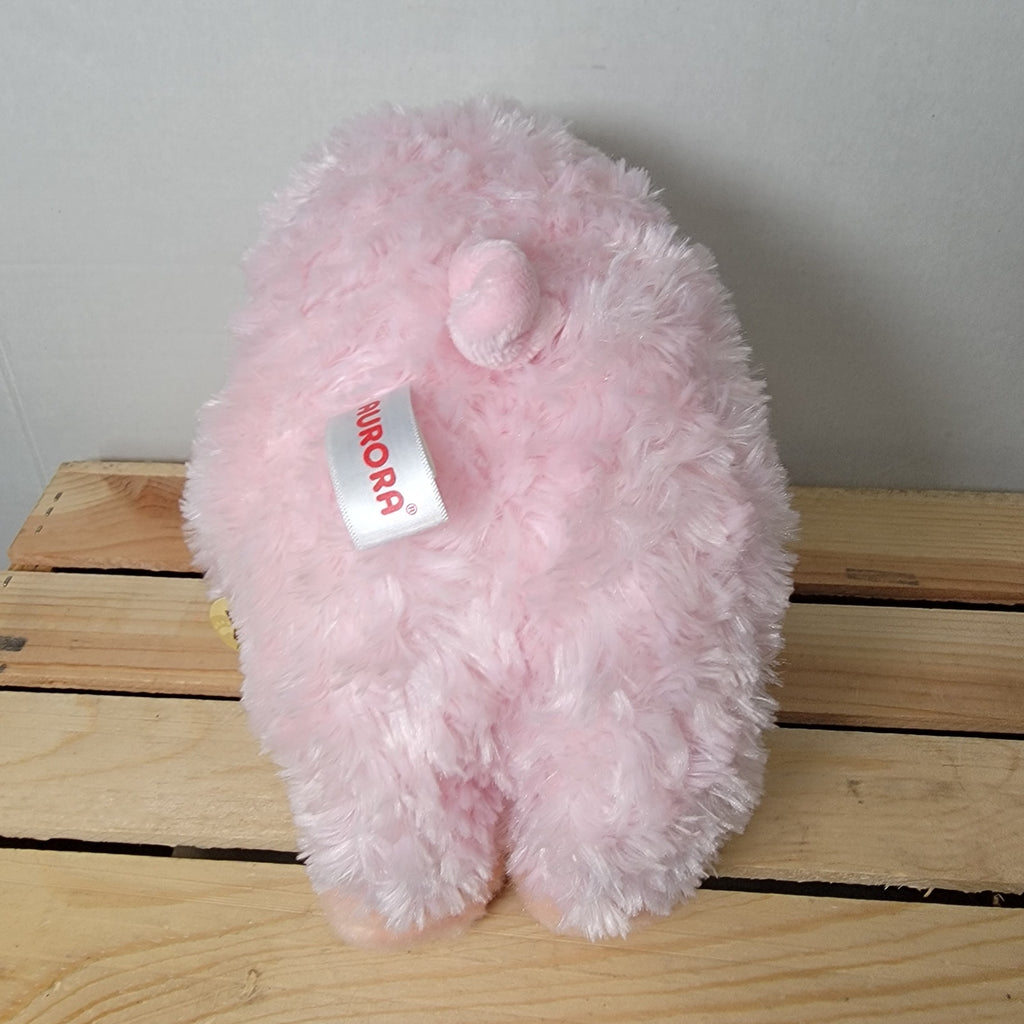 Aurora Pink Peek-A-Boo 12 Inch Pig Plush w/ Magnetic Paws - NWT