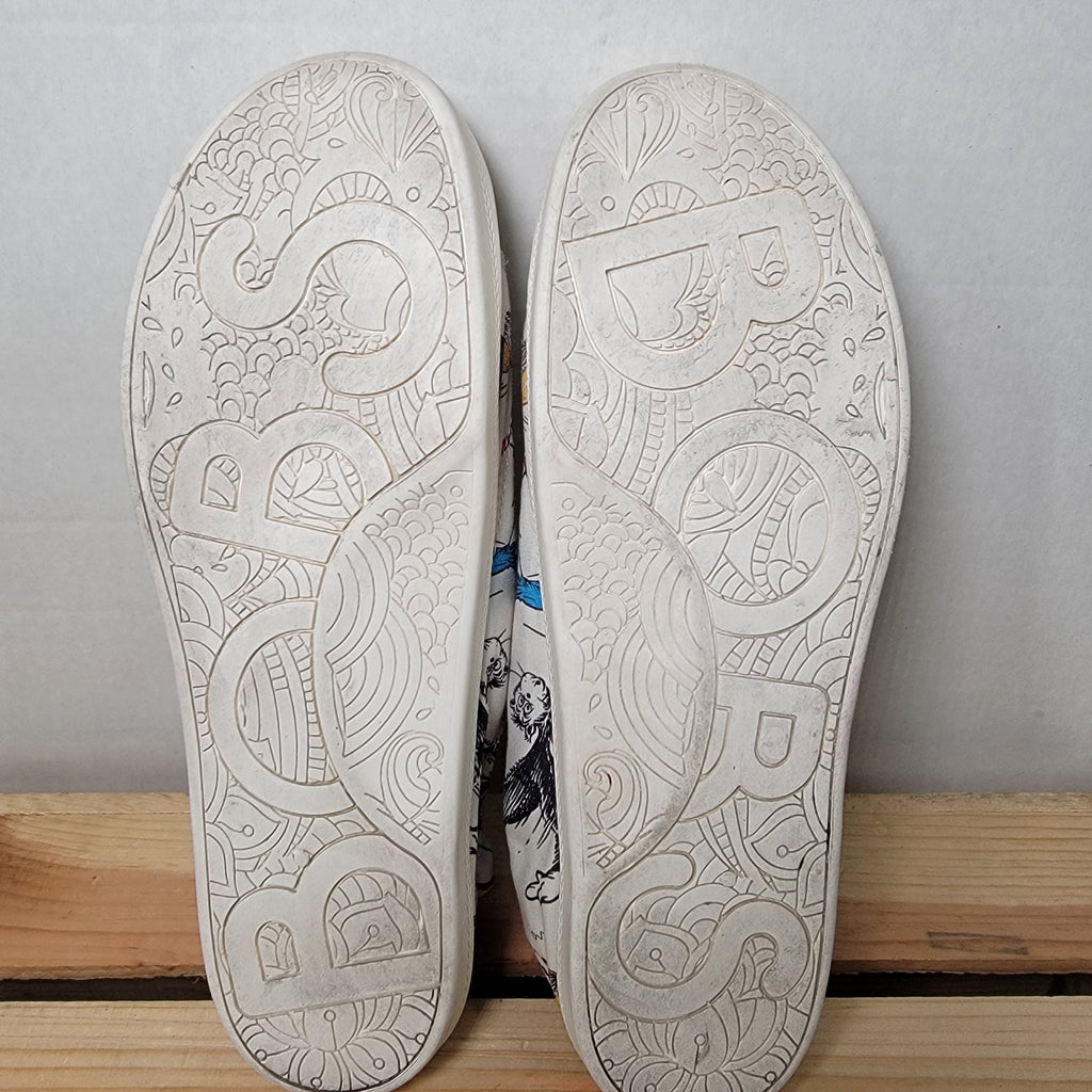 Dr. Seuss X Skechers Bobs Beach Bingo "Things Fall" Sneakers - Size 8