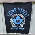 Shawn Mendez 98 Illuminate Black & Blue Fleece Throw 62" x 48"