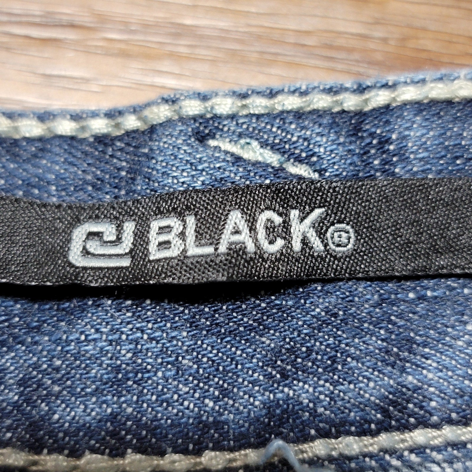 CJ Black Wide Leg Denim Jeans - Size 34/30