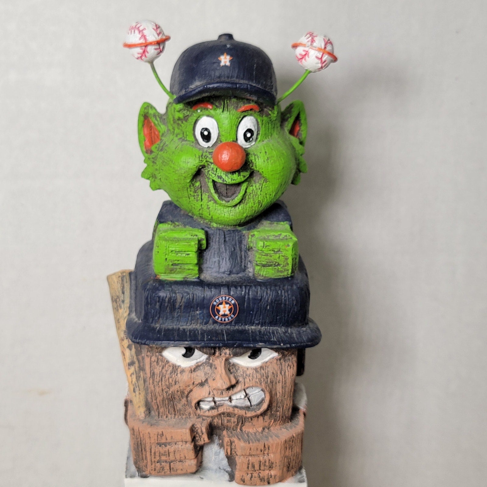 Houston Astros Orbit Wooden Tiki Totem Pole - NWT