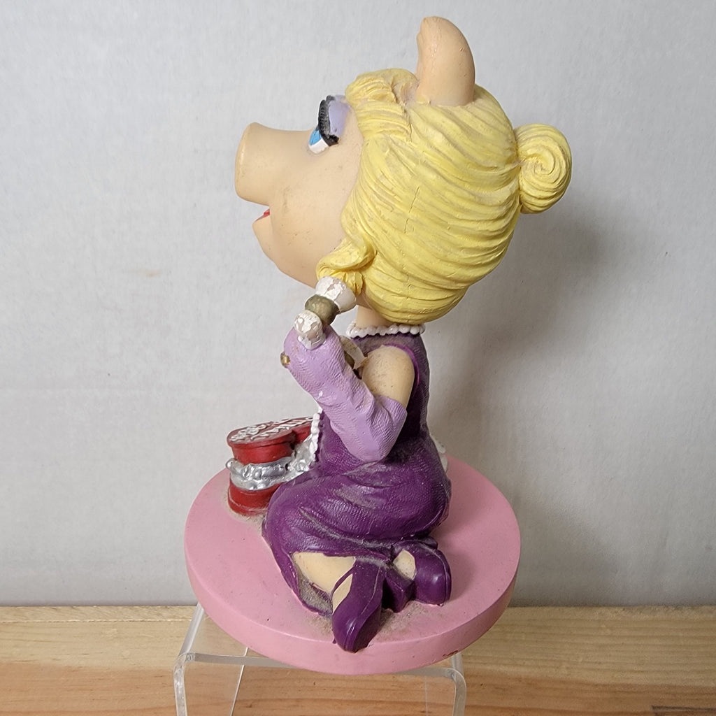 VINTAGE Bobble Dobbles Miss Piggy Bobblehead (2002)
