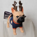 MLB Houston Astros Christmas Ornament Sweater Wearing French Bulldog - NWT