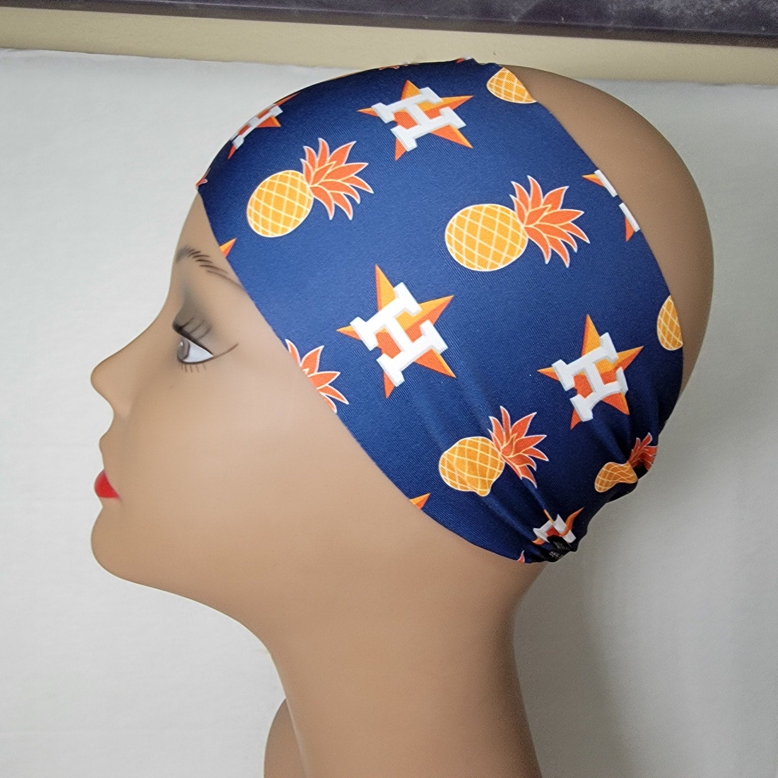 Set of 2 Houston Astros Items: Multi-Use Decal & BaniBand Headband