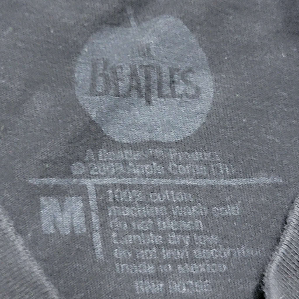 The Beatles Black Tee Apple Logo - Size Medium