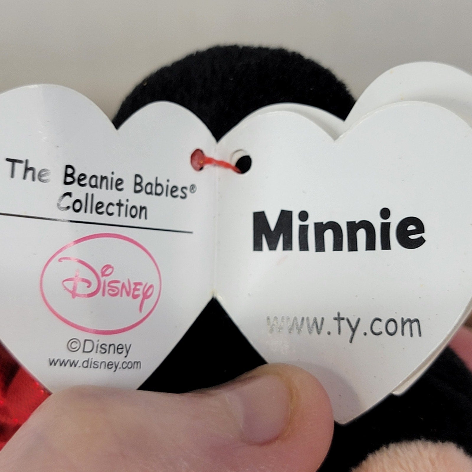 TY x Disney Sparkle Minnie Mouse Plush Doll w/ Tag