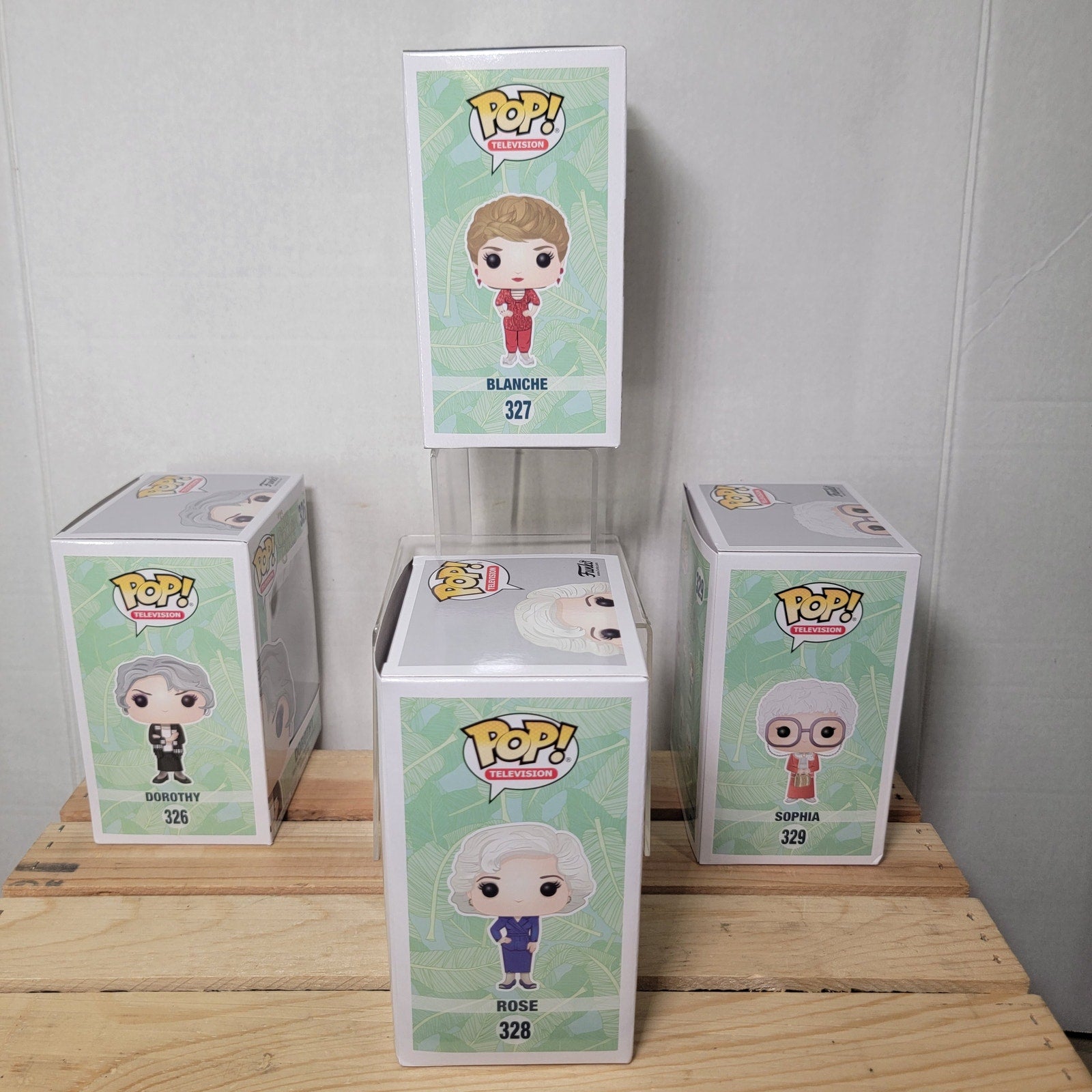 Set of 4 POP! Television The Golden Girls - NEW