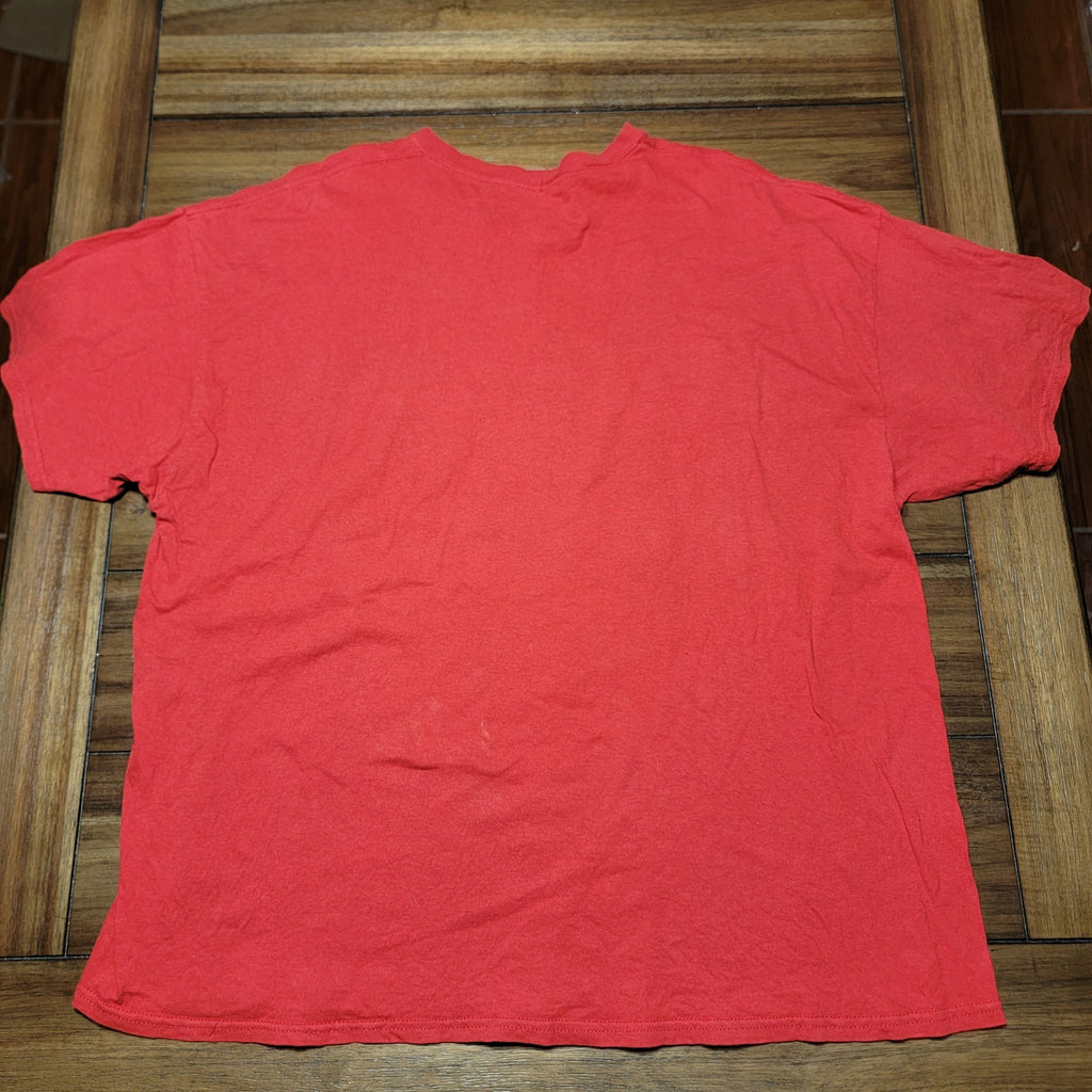 Justin Bieber Justice World Tour Red Unisex Tee "Bad A$$ B*tch" - Size XL
