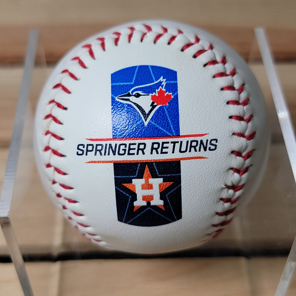 Rawlings Houston Astros Commemorative Baseball "Springer Returns" May 7-9, 2021