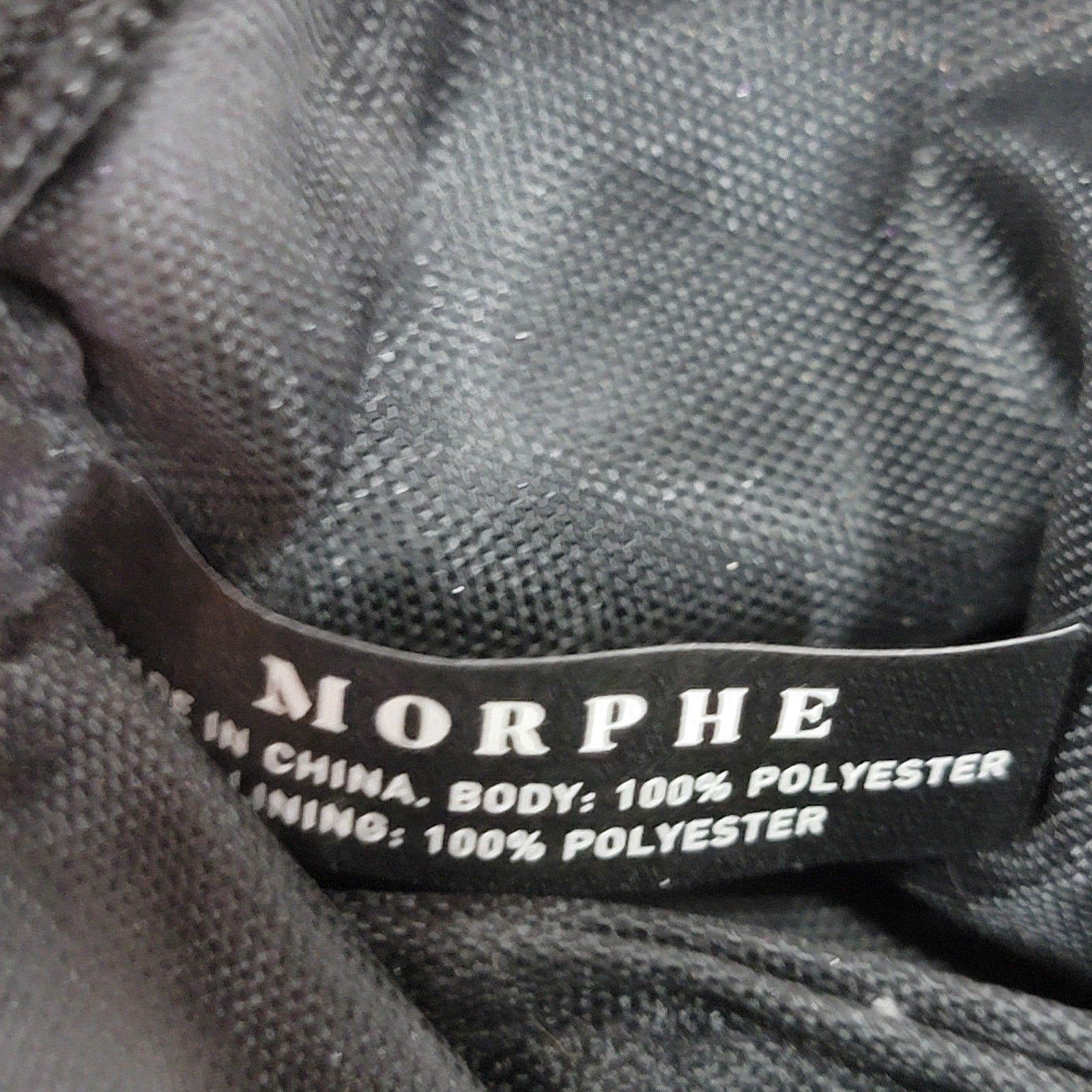 Morphe x Nyane Black Makeup Brush Bag