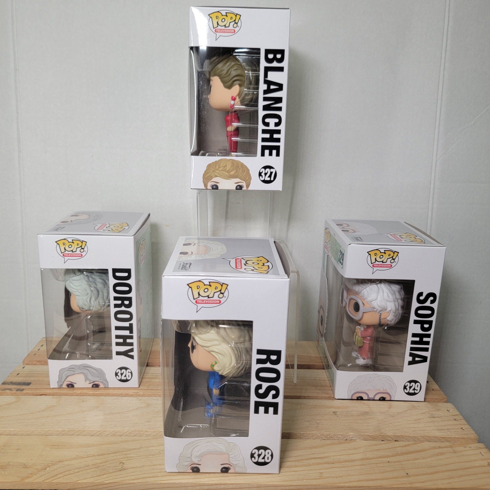 Set of 4 POP! Television The Golden Girls - NEW