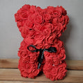 Red Foam Rose Teddy Bear w/ "Just For You" Ribbon