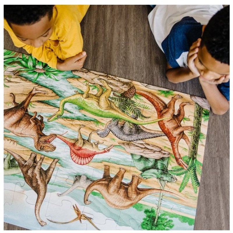 Melissa & Doug Prehistoric World Dinosaurs 48 Piece Floor Puzzle