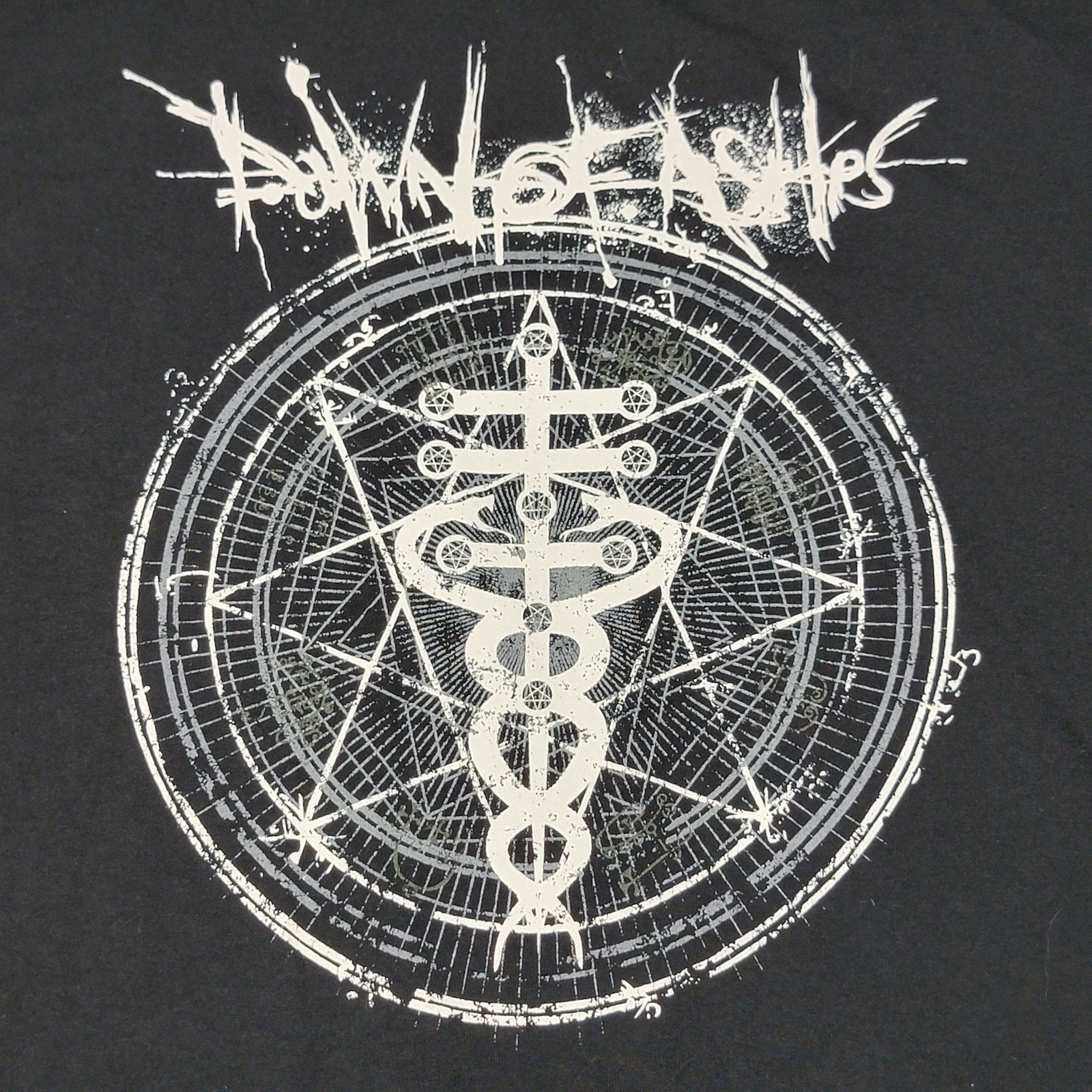 Dawn Of Ashes Black Unisex Tee "Theophany" Artwork - Size 2XL