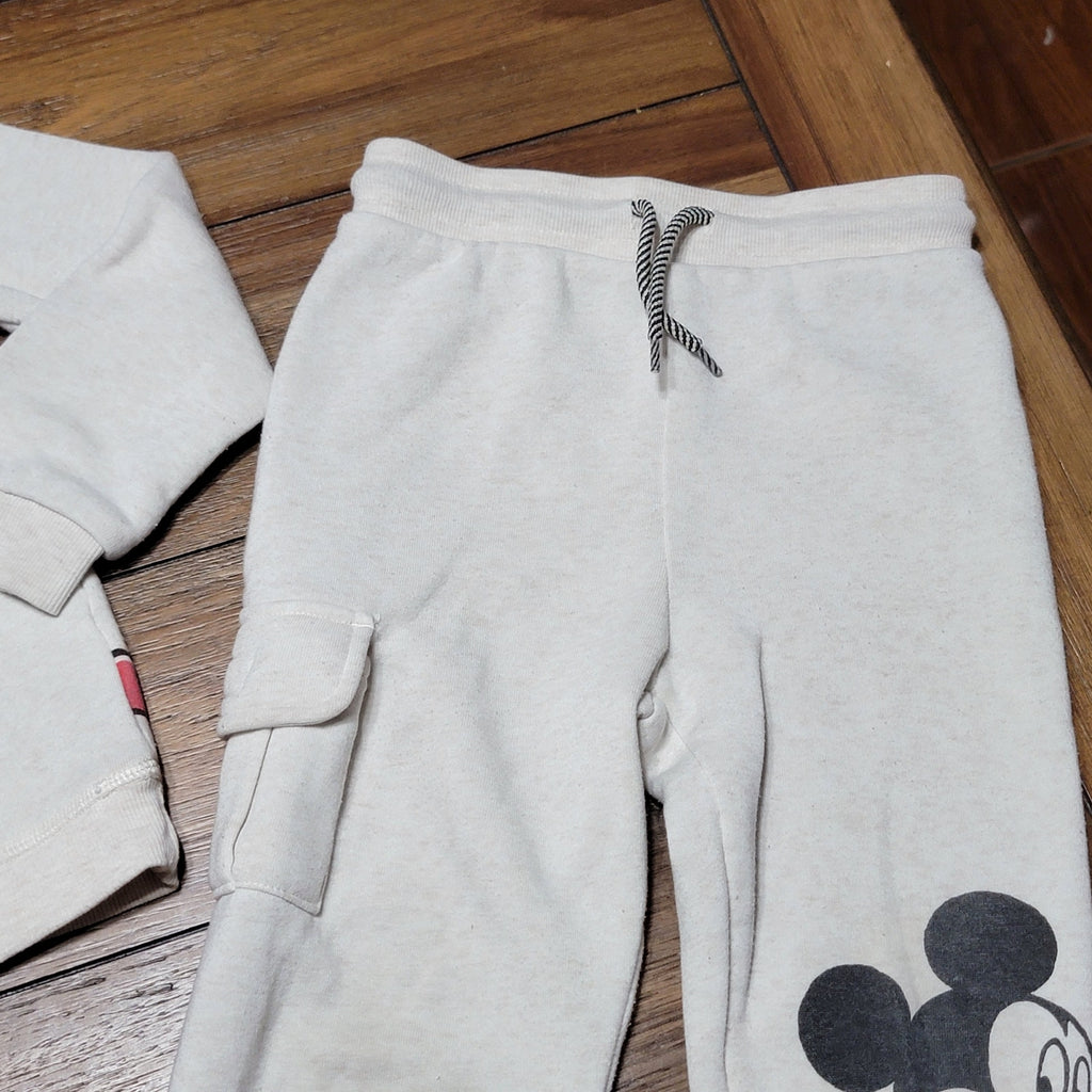 2 Pc Toddler Disney Mickey & Friends Hoodie & Sweatpants Jogger Set - Size 5T