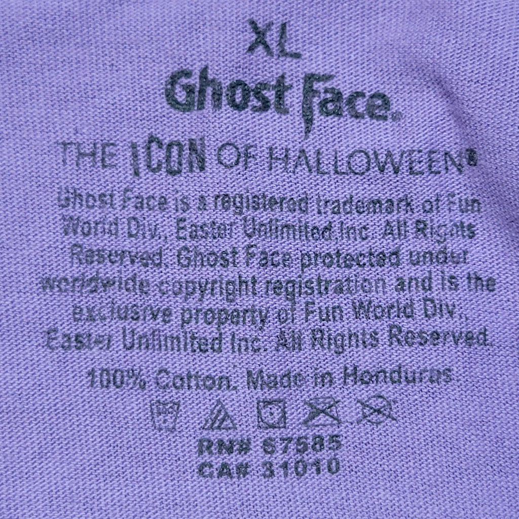 Ghost Face Purple Tee "Call Me" - Size XL*