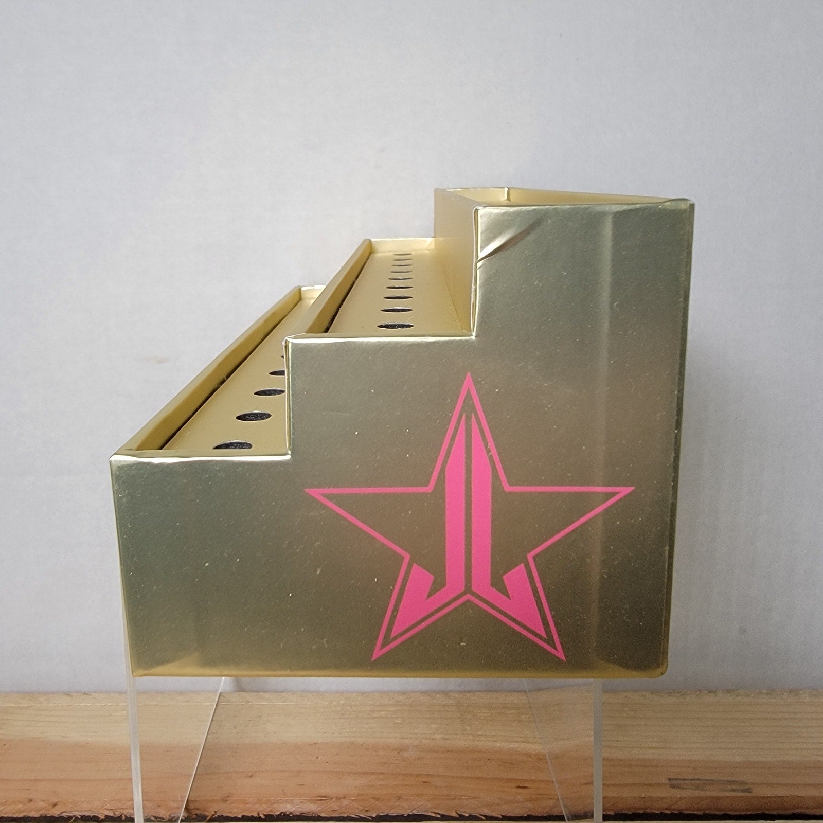 Gold Jeffree Star Cosmetics Makeup Display Holder - NWOT
