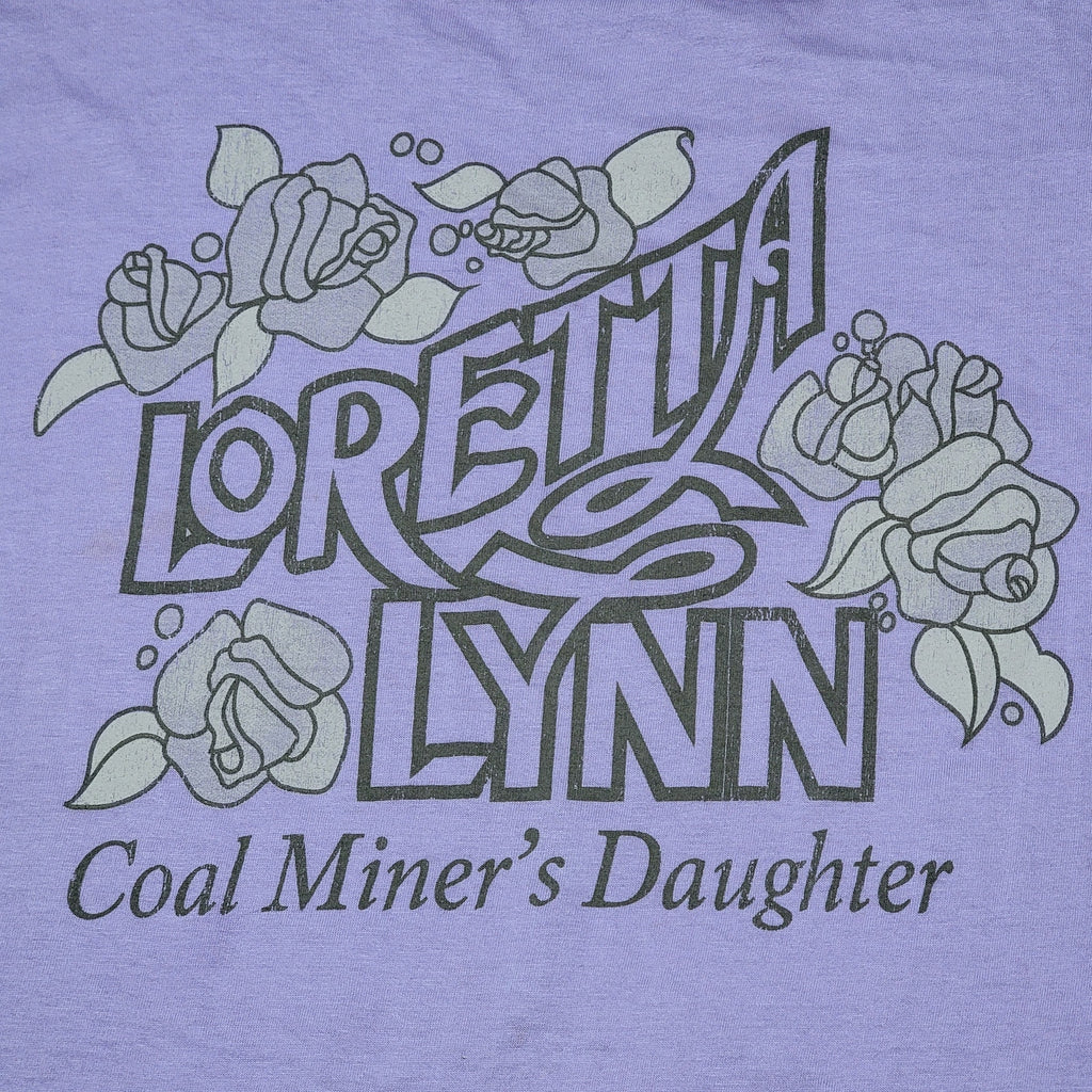 Loretta Lynn Purple Tee "Coal Miner's Daughter" - Size Medium