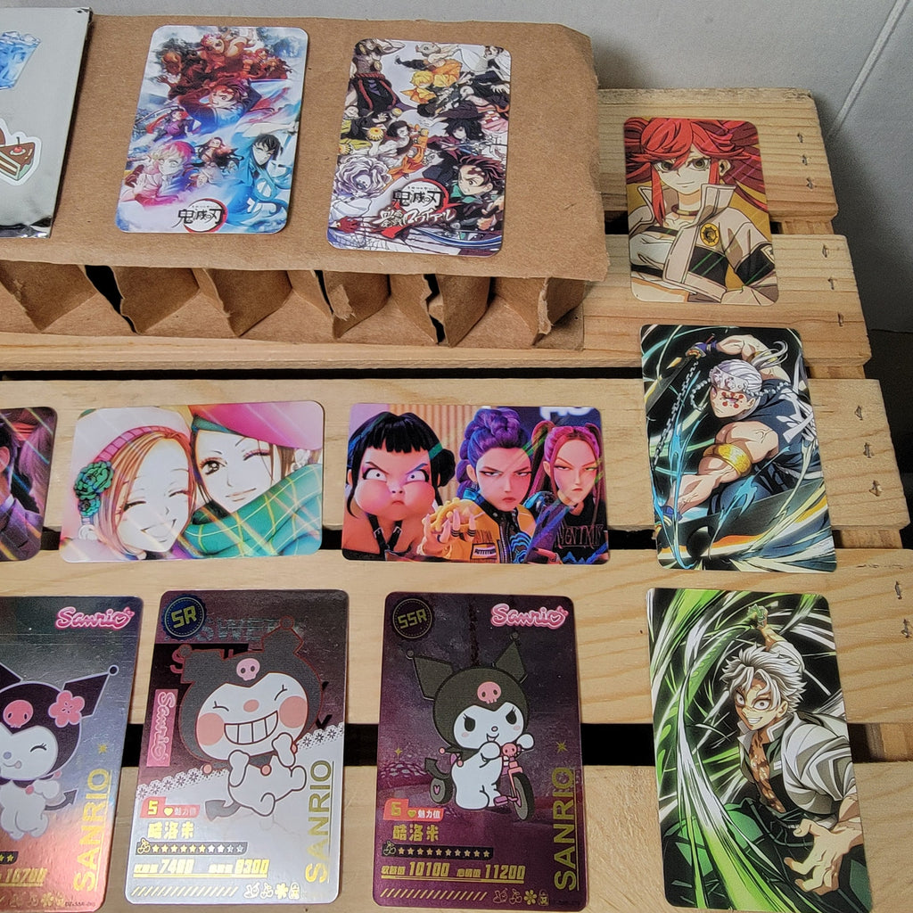Set of 15 Random Collectible Anime Cards