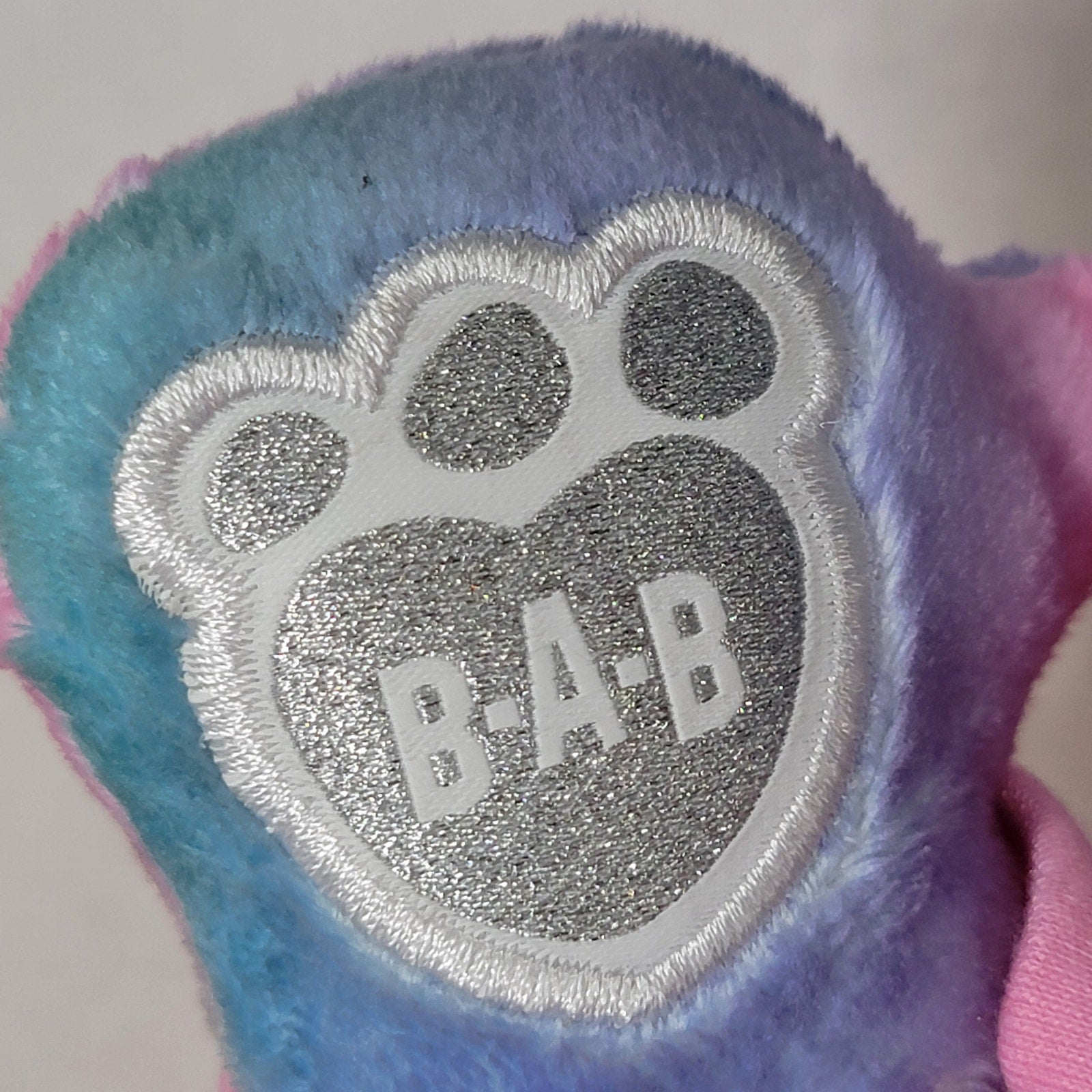 Build A Bear Honey Girls Viv Bear Plush in Pink Paw Pajamas