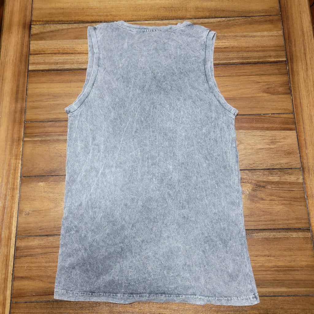 Officially Licensed NYPD Acid Washed Grey NYPD Tank Top - Size Small