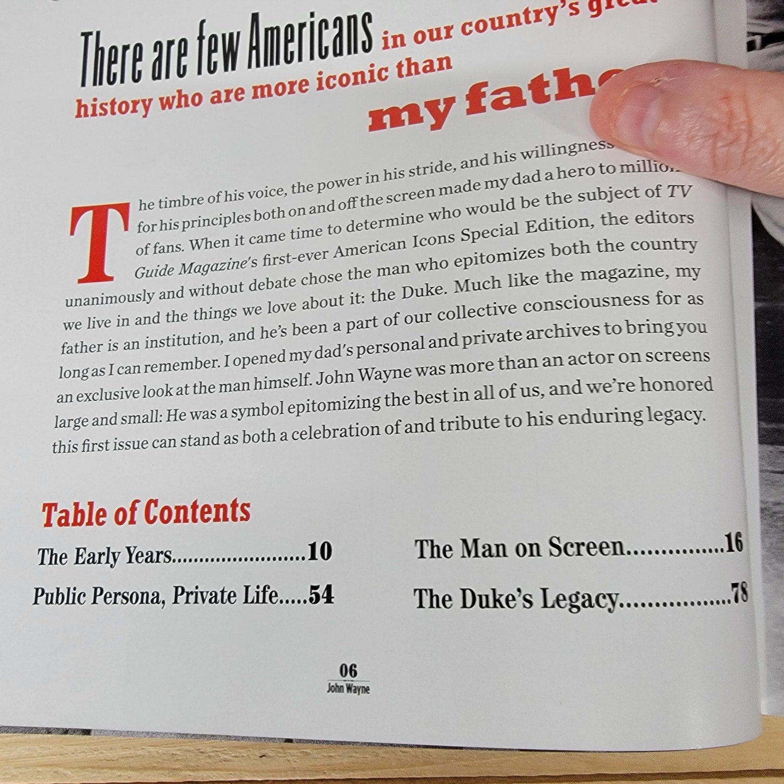 TV Guide Magazine: American Icons Special Edition - John Wayne 10/20/15