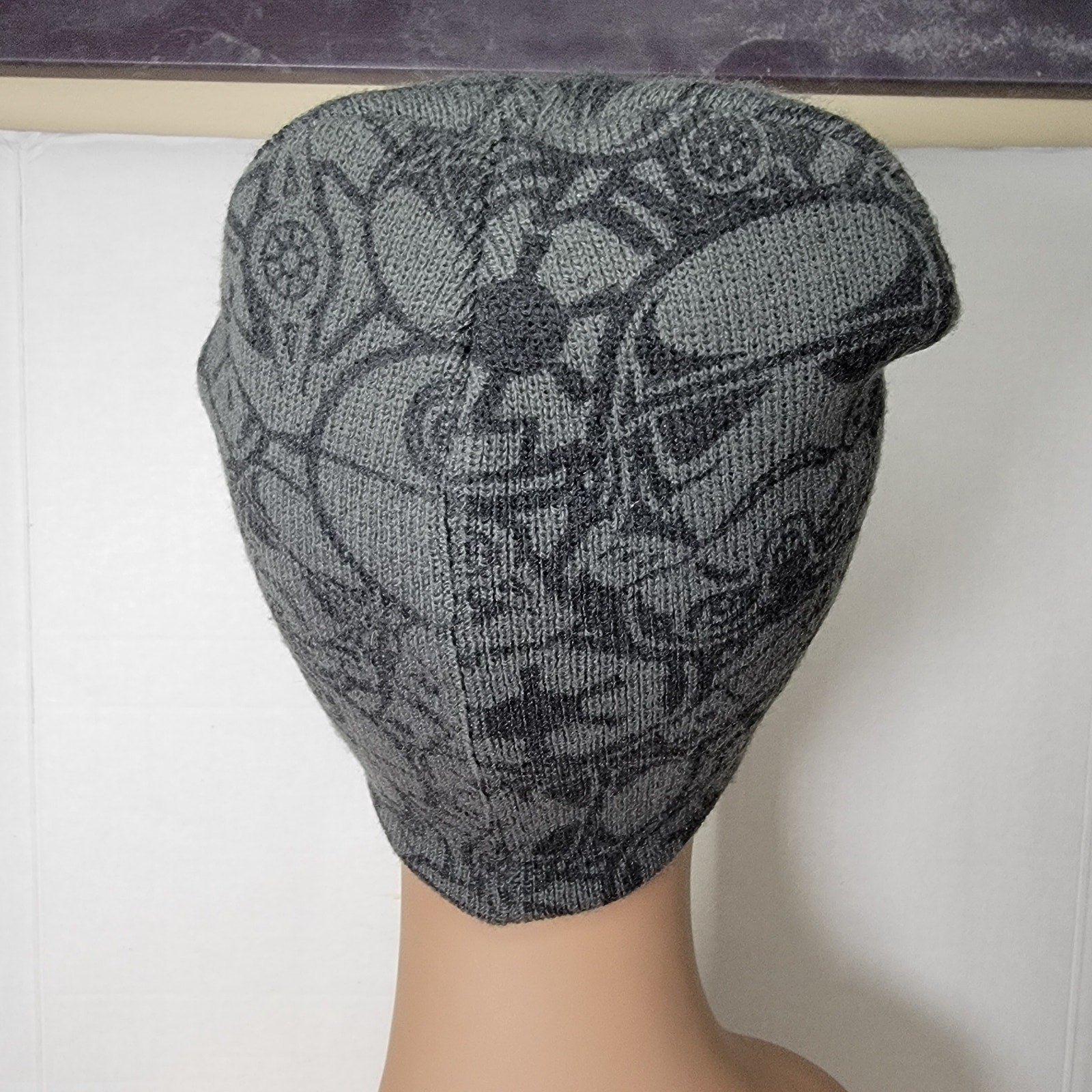 Star Wars Black & Grey Knit Beanie w/ Embroidered Stormtrooper