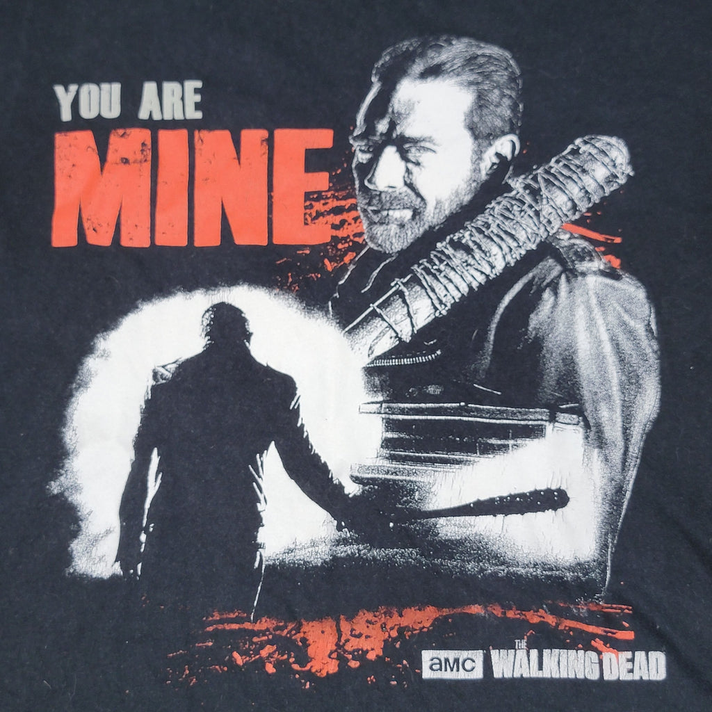 The Walking Dead Black Unisex Tee "You Are Mine" Negan - Size Medium