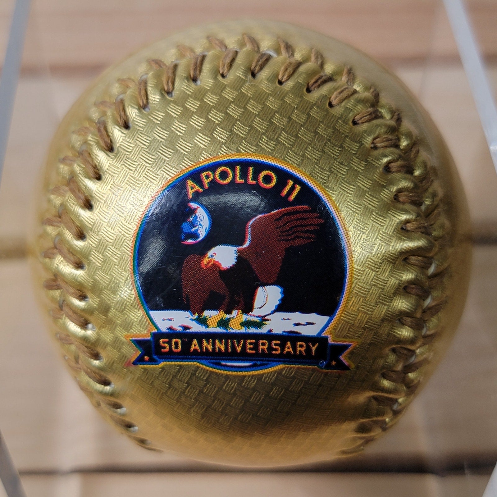 Rawlings Houston Astros Apollo 11 50th Anniversary Golden Baseball