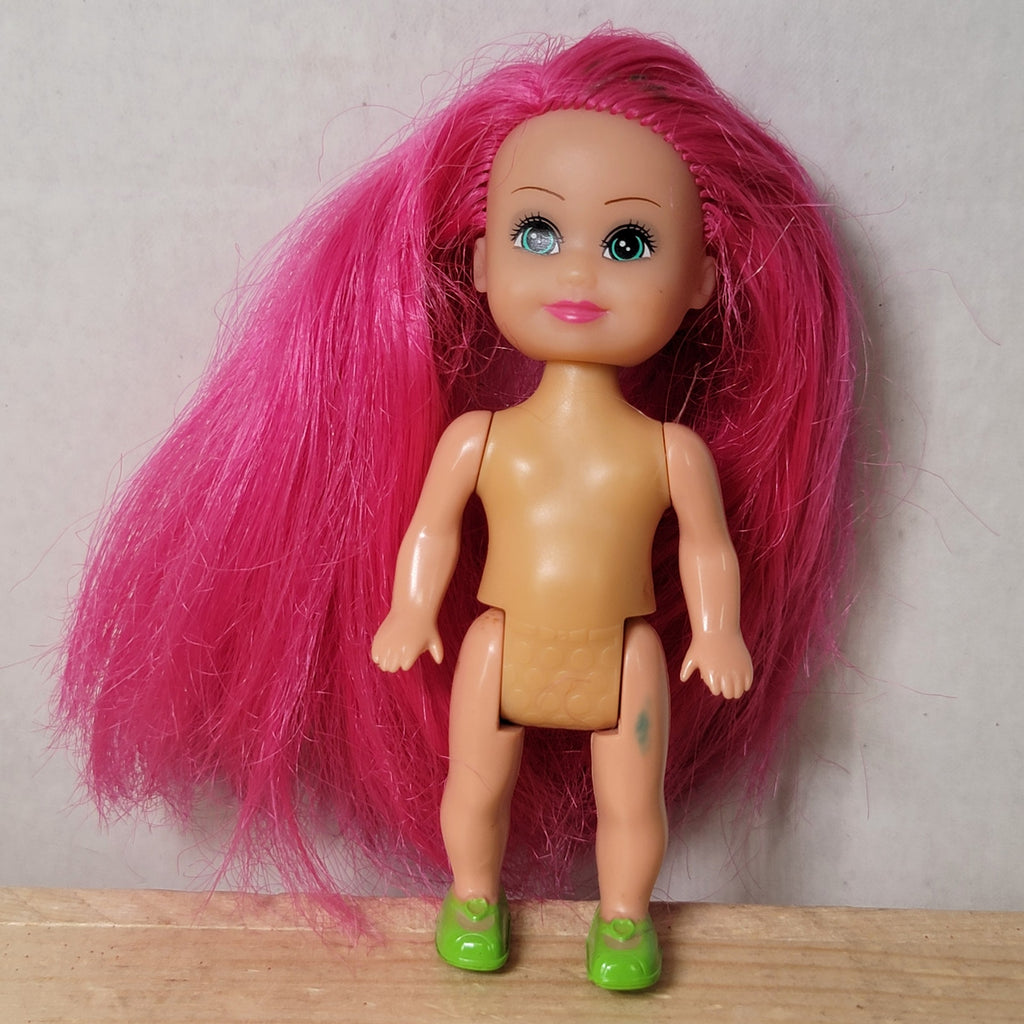 Funville Sparkle Girlz Little Friends Mini Doll w/ Pink Hair