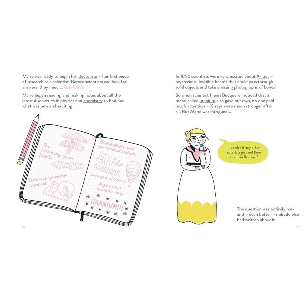 Set of 2 Little Guides To Great Lives: Marie Curie & Anne Frank