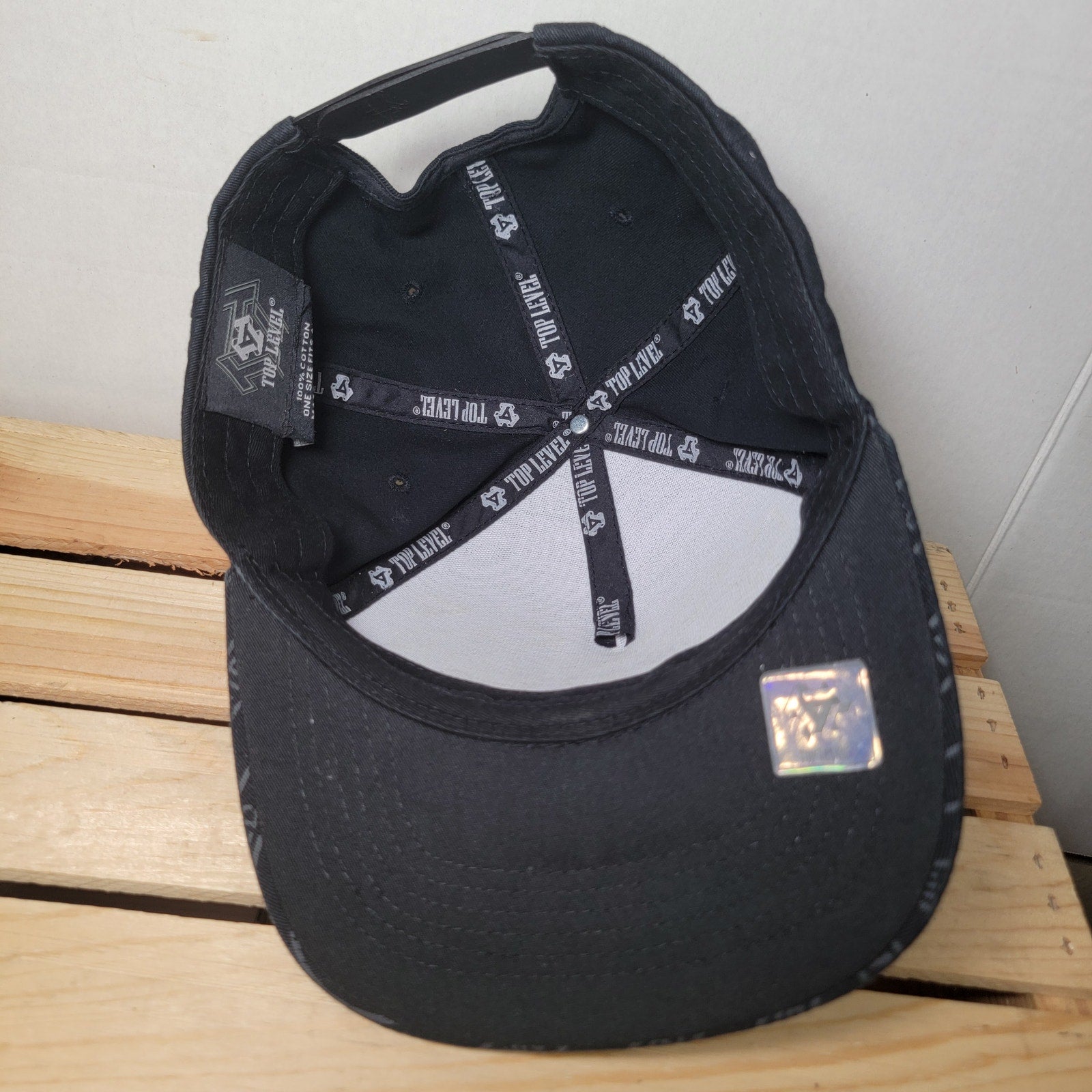 Top Level Black & Grey "Limited Edition" Snapback Ballcap