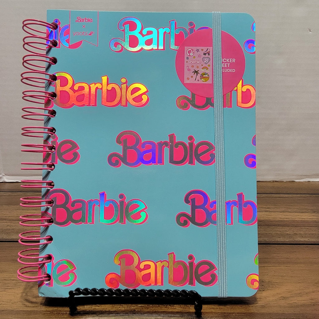 3 Pc Barbie Notebooks: Spiral, Composition & Journal - NEW
