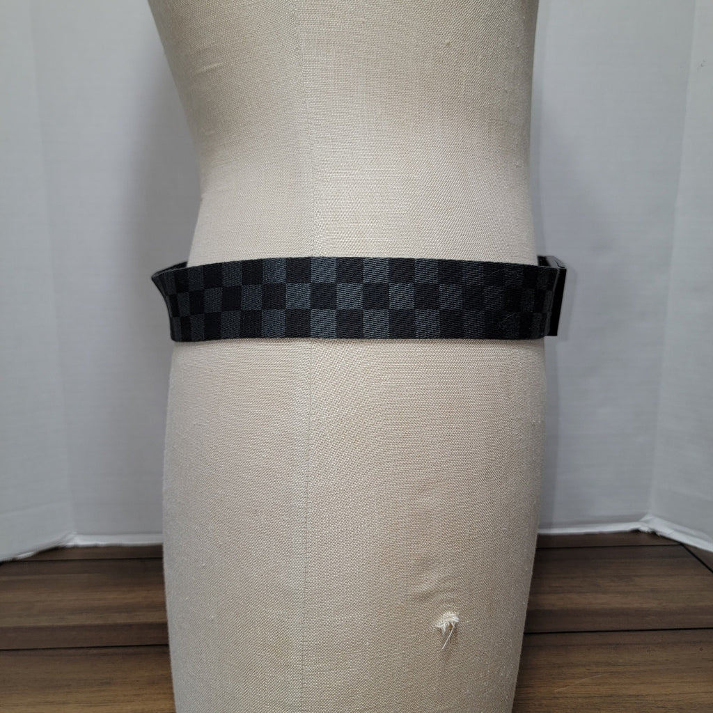 VANS Black & Grey Checkered Belt 44"