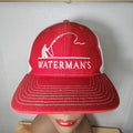 Waterman's Red Snapback Trucker Hat