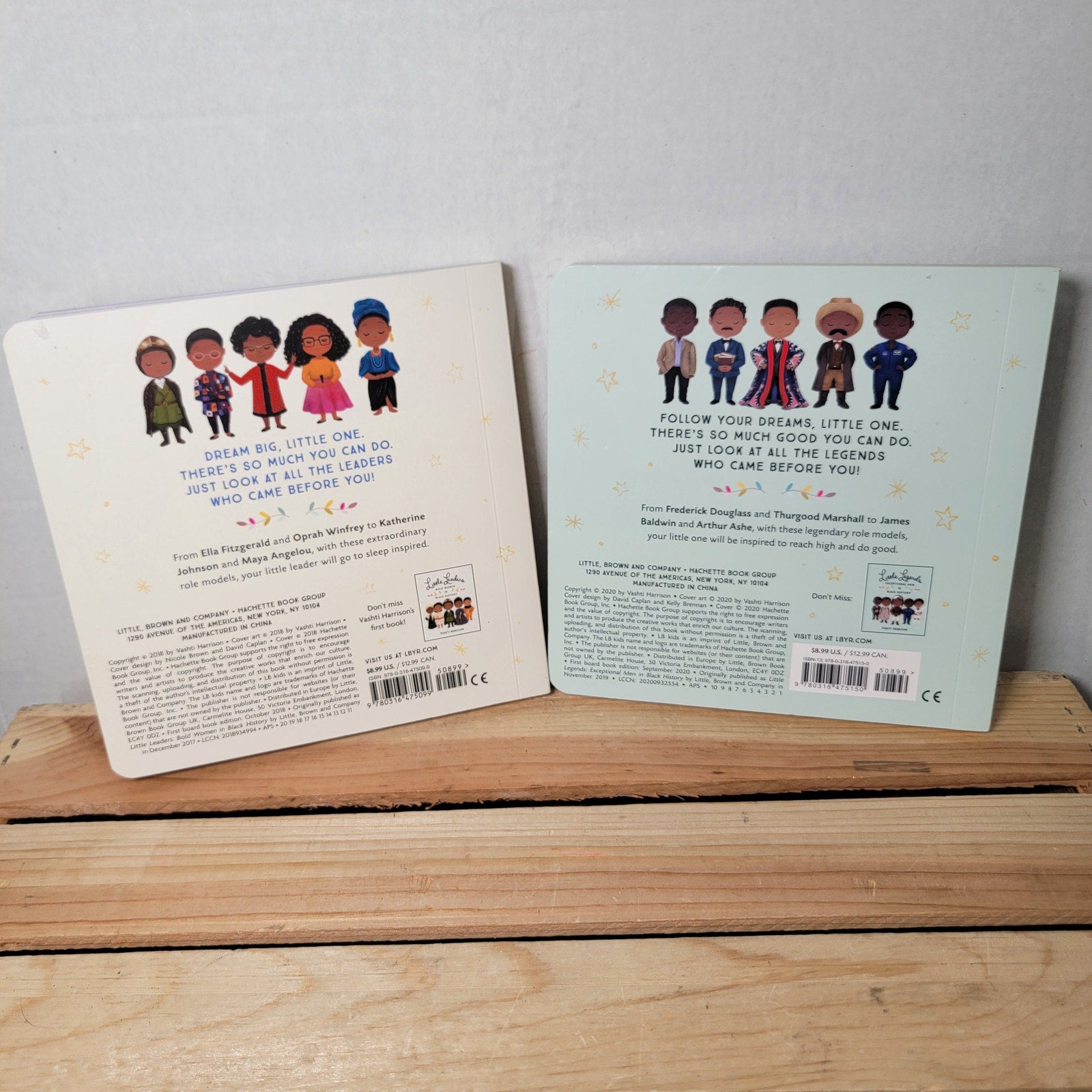 Set of 2 Board BOOKS: Follow Your Dreams, Little One & Dream Big Little One